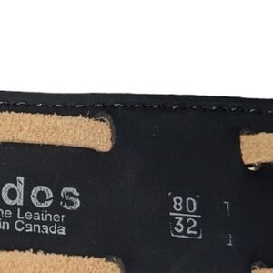 Kudos genuine leather belt made in Canada.  Size 32.  In like new condition.